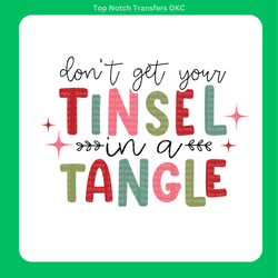 Tinsel in Tangle DTF Transfer