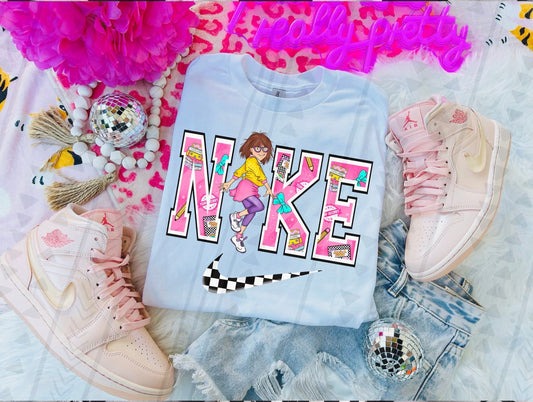 Storybook Swoosh- Junie_B DTF Transfer