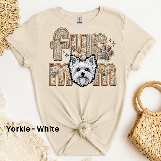 Yorkie - White DTF Transfer