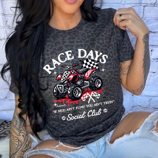 Race Days Social Club DTF Transfer