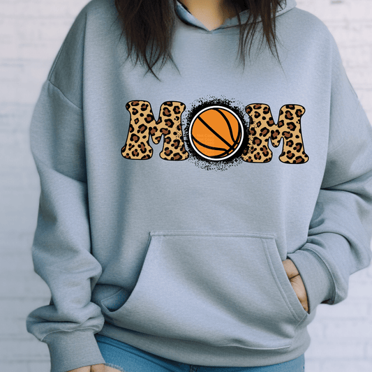 Mom Leopard Print Basketball DTF Transfer