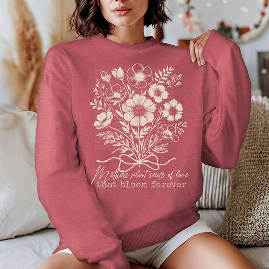 Mothers Plant Seeds Of Love Tan DTF Transfer