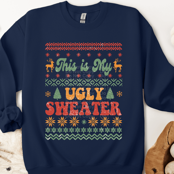 Ugly Christmas Sweater DTF Transfer