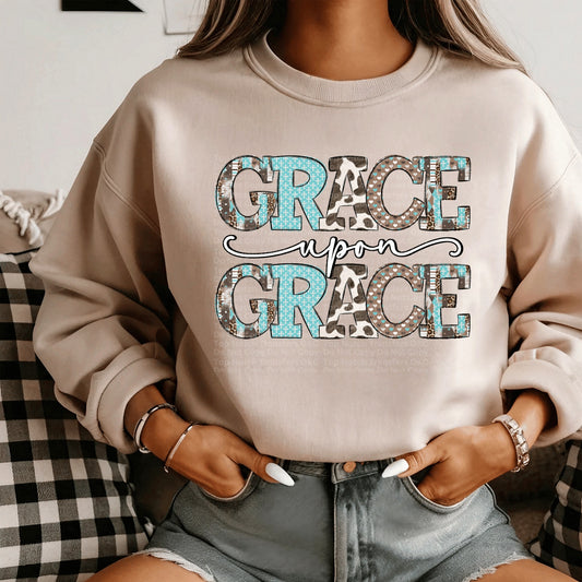 Grace Upon Grace DTF Transfer