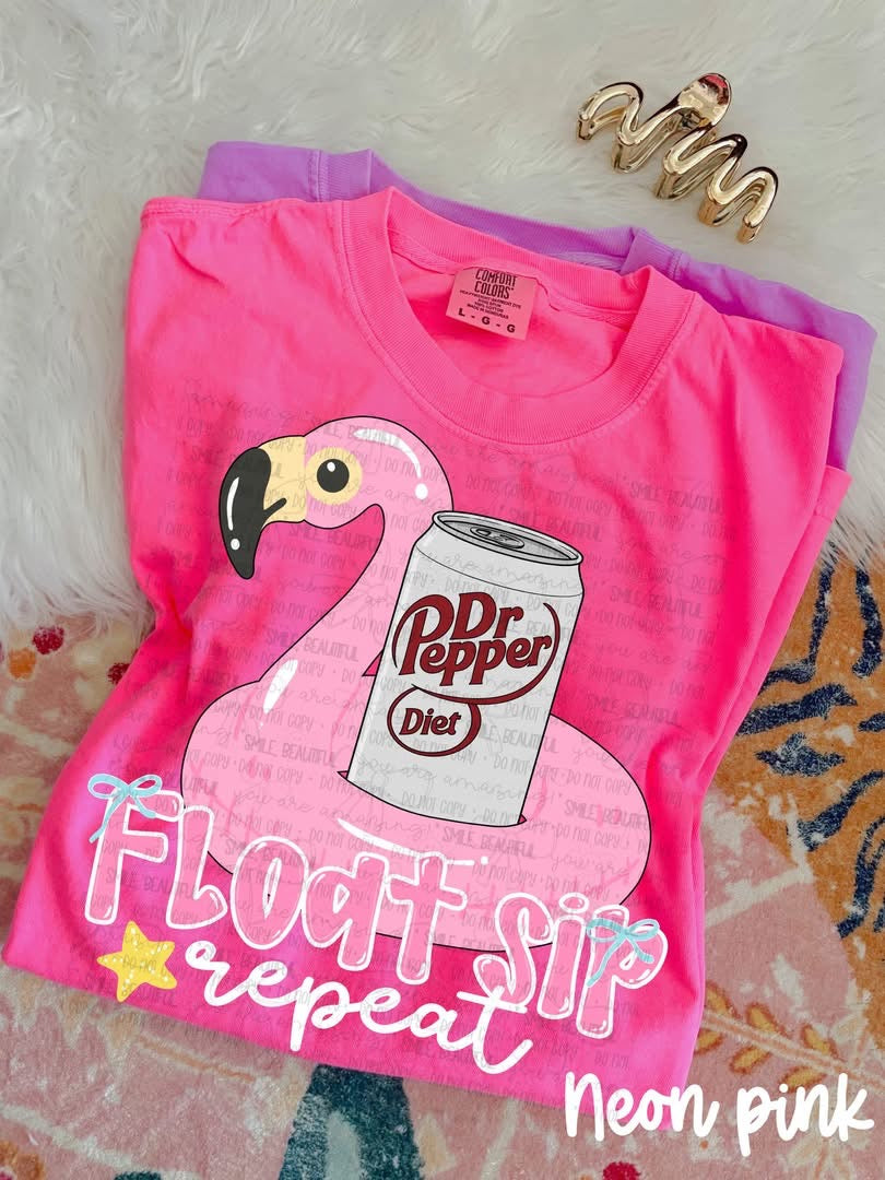 Float Sip Repeat Diet DP DTF Transfer