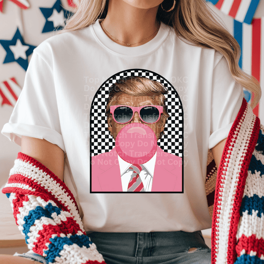 Trump bubble DTF Transfer