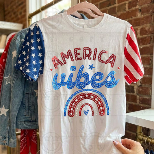 America Vibes DTF Transfer