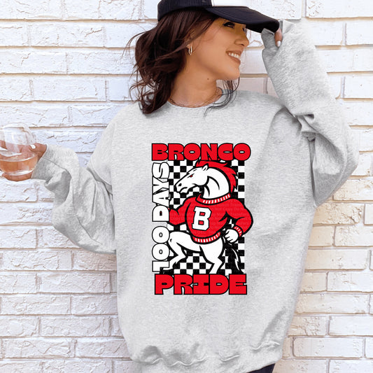 Bronco Pride 100 Days DTF Transfer