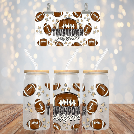 Touchdown Season UV DTF 16 oz Cup Wrap *PHD_July2025*