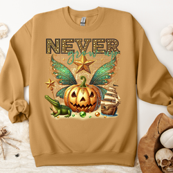 Never Grow Up Fairytale Pumpkin DTF Transfer