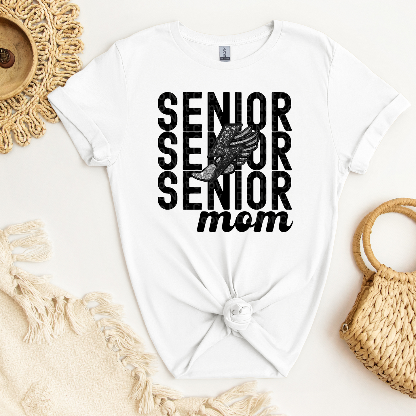 Stacked Senior Mom Track DTF Transfer