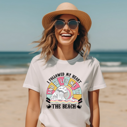 I Followed My Heart and It Led Me to the Beach DTF Transfer