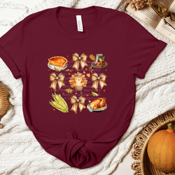 Thanksgiving Bow Coquette DTF Transfer