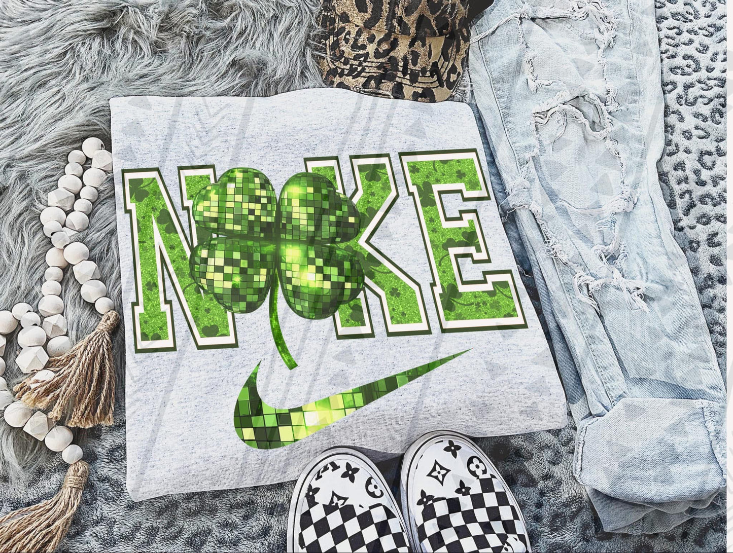 St. Patrick’s Day Swoosh DTF Transfer