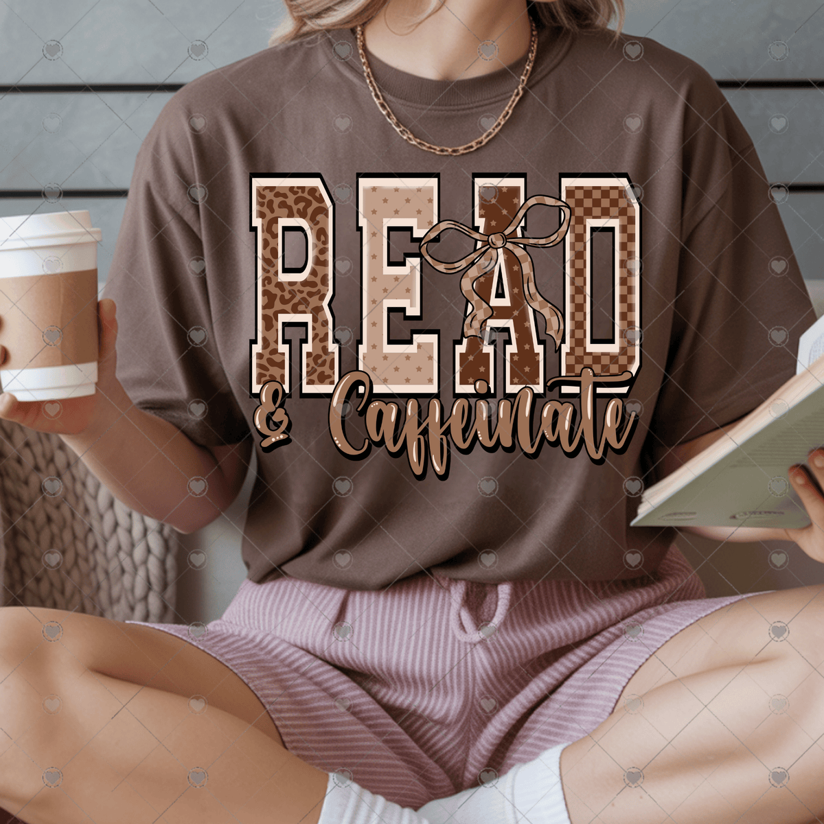 Read & Caffeinate DTF Transfer
