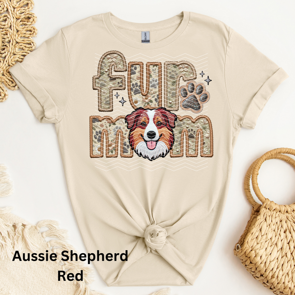 Aussie Shepherd - Red DTF Transfer