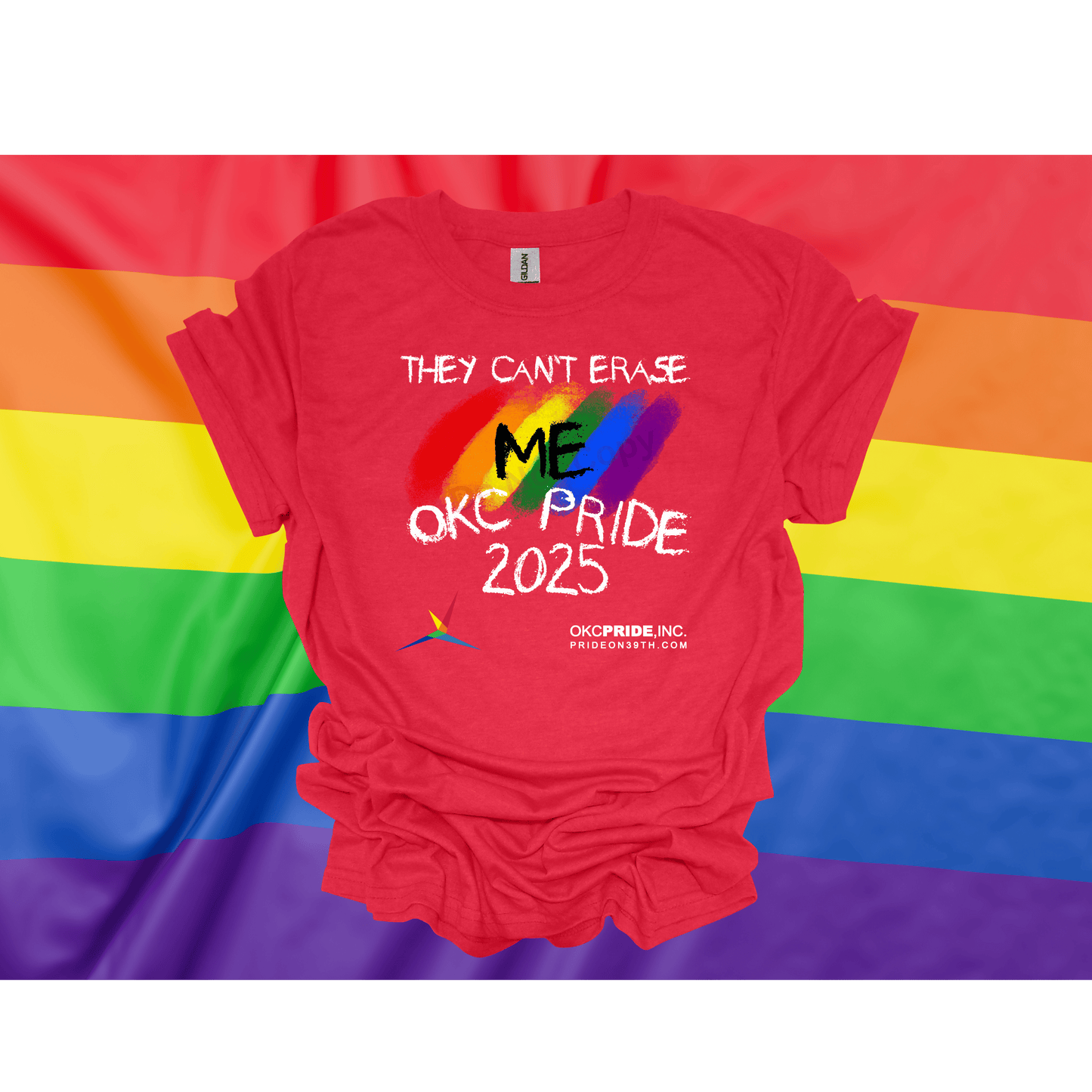 2025 OKC Pride T-Shirt- They Can’t Erase Me