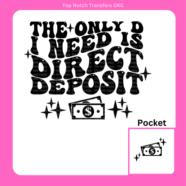 Direct Deposit DTF Transfer