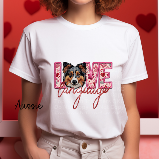 Love Language - Aussie DTF Transfer