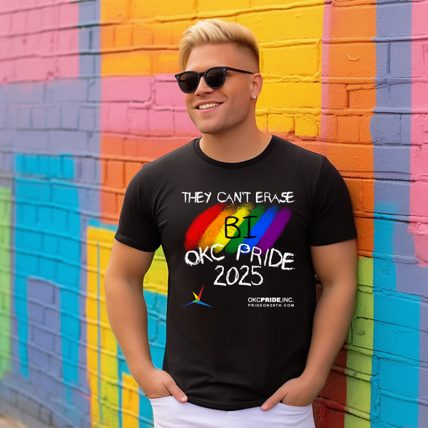 2025 OKC Pride T-Shirt- They Can’t Erase BI