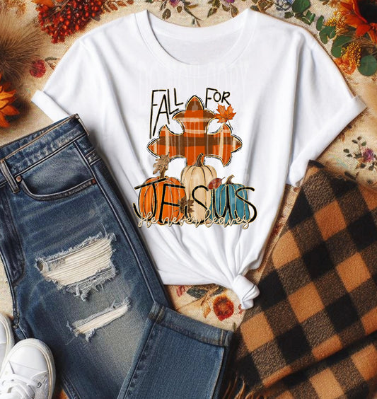 Fall For Jesus DTF Transfer