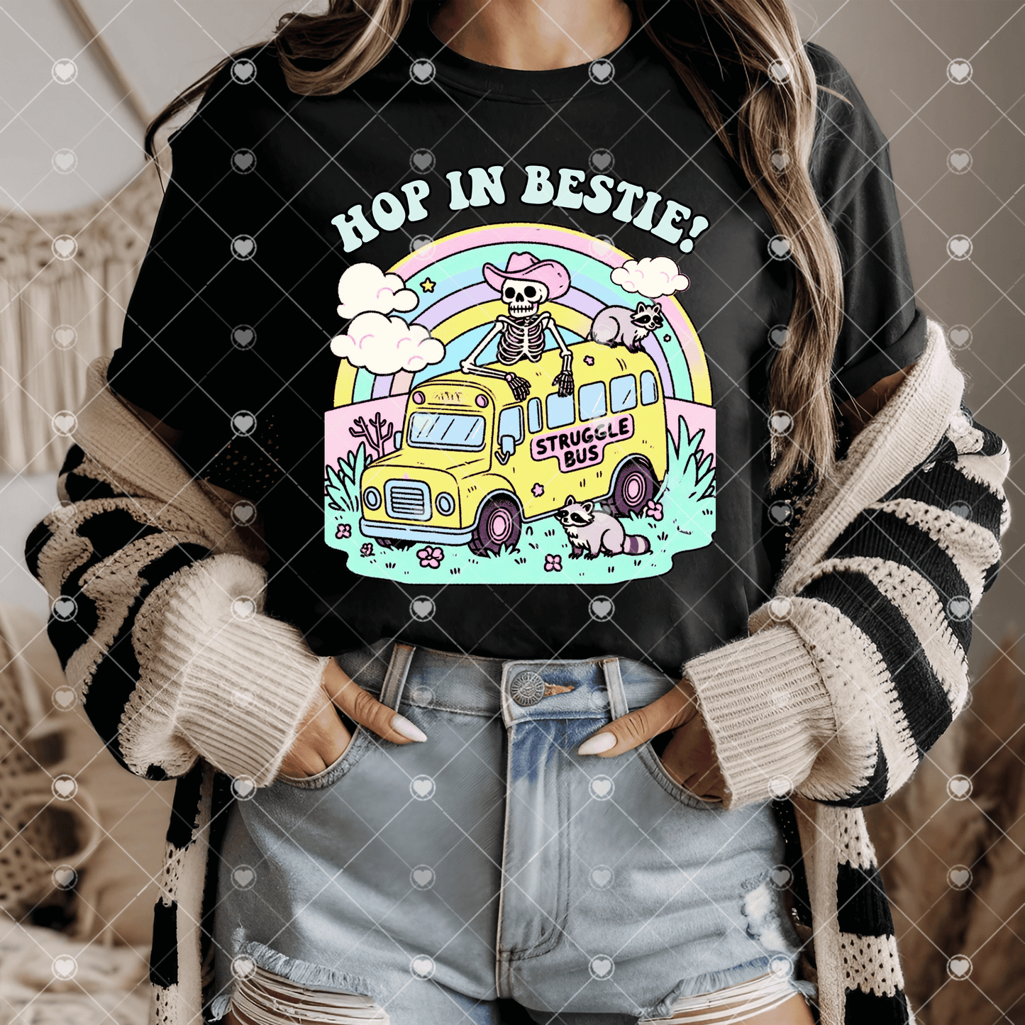 Hop in Bestie DTF Transfer