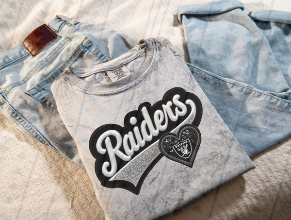 Faux Embroidery_Raiders DTF Transfer