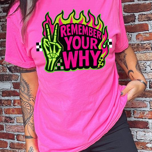 Remember Your Why DTF Transfer
