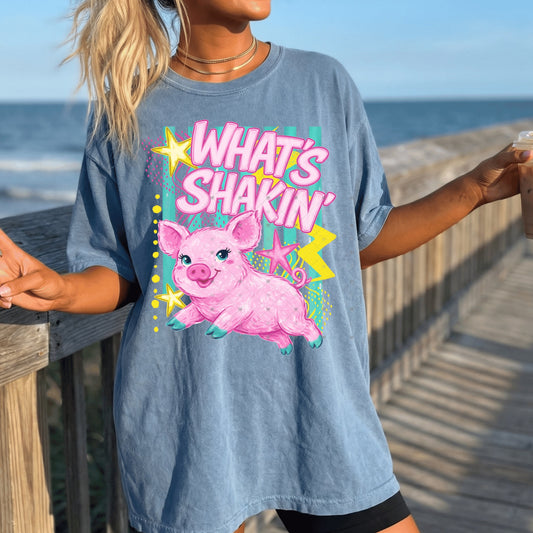 What’s Shakin’ Pig DTF Transfer