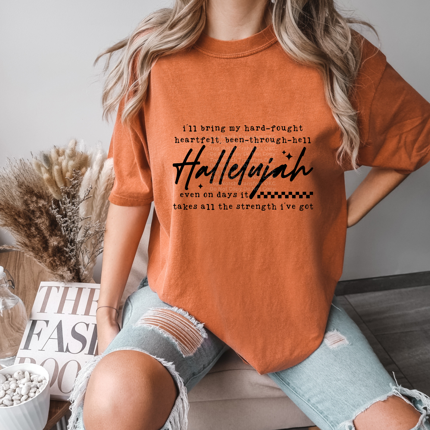 Hallelujah DTF Transfer