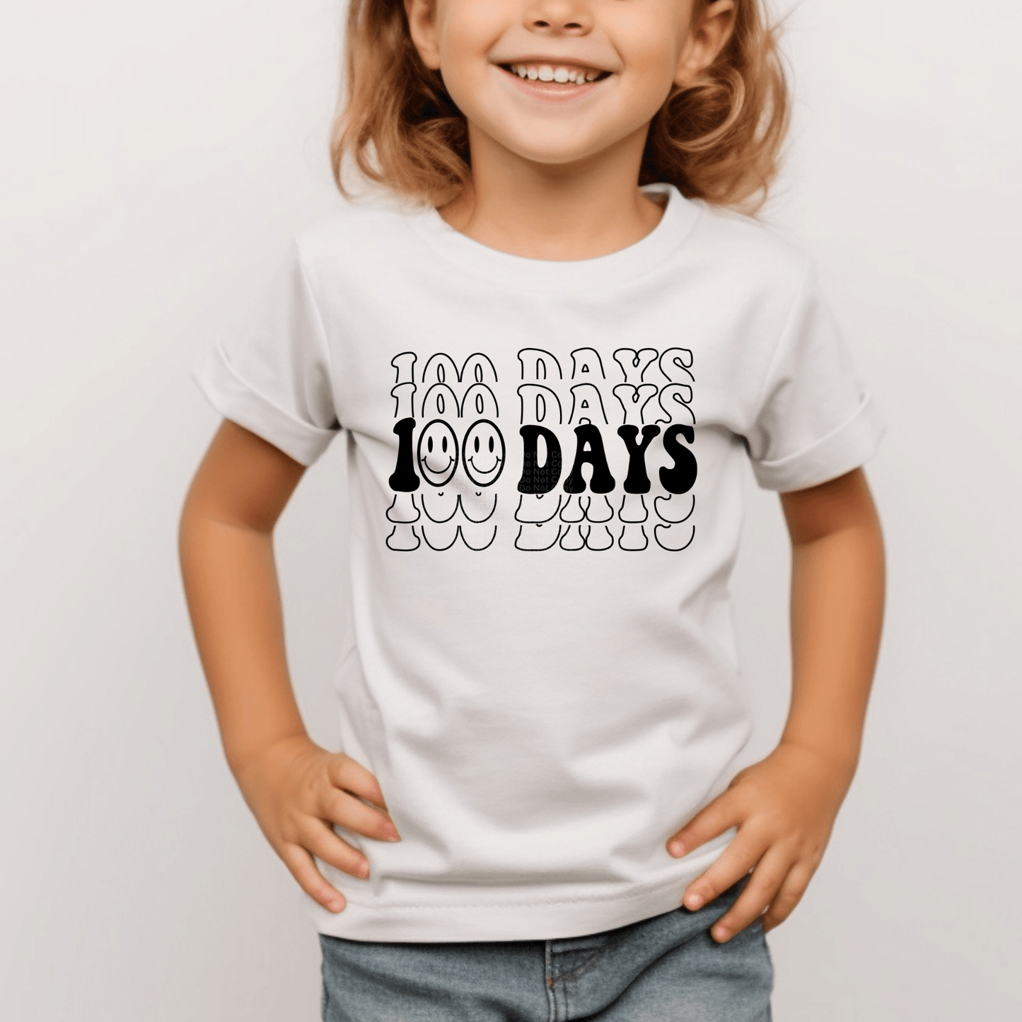 100 Days Repeat DTF Transfer