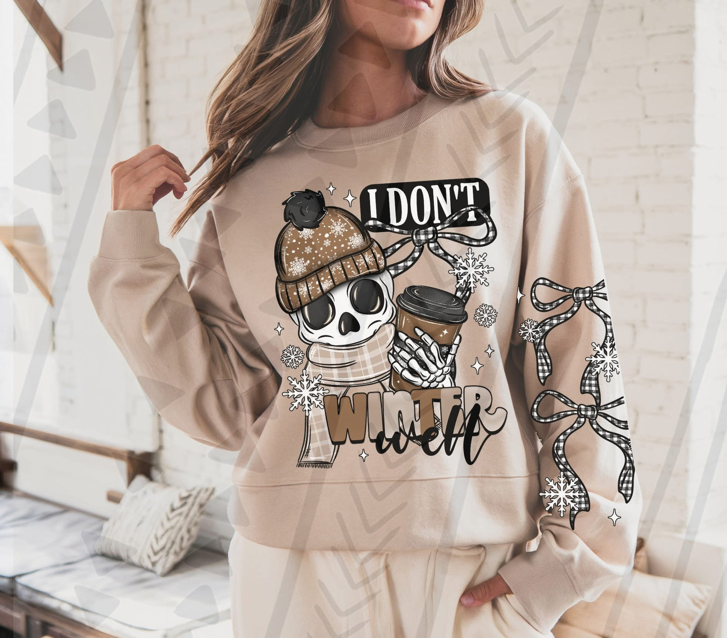 I Don’t Winter Well *Optional long sleeve design* DTF Transfer