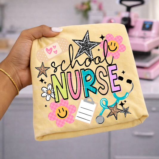 School Nurse DTF Transfer