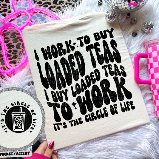 Loaded Teas It's The Circle of Life DTF Transfer