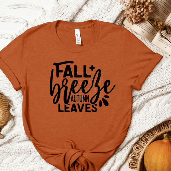 Fall Breeze Autumn Leaves DTF Transfer