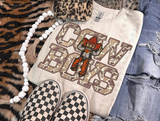Camo Cowboys DTF Transfer