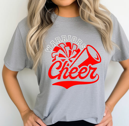 Warriors Cheer DTF Transfer
