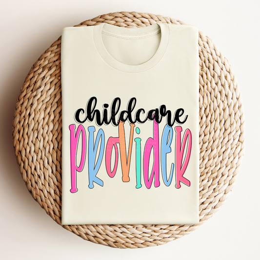 Childcare Provider - Colored Names/Occupations DTF Transfer