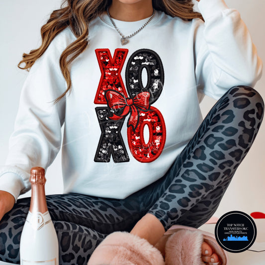 XOXO Bow PNG Digital Download 300 DPI
