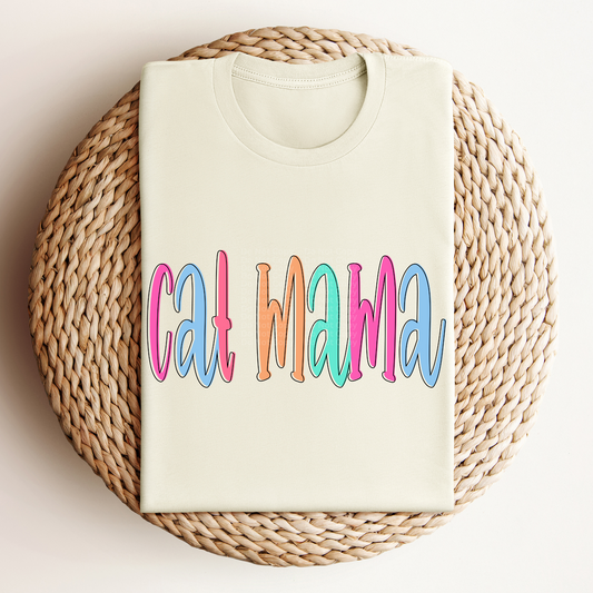 Cat Mama - Colored Names/Occupations DTF Transfer