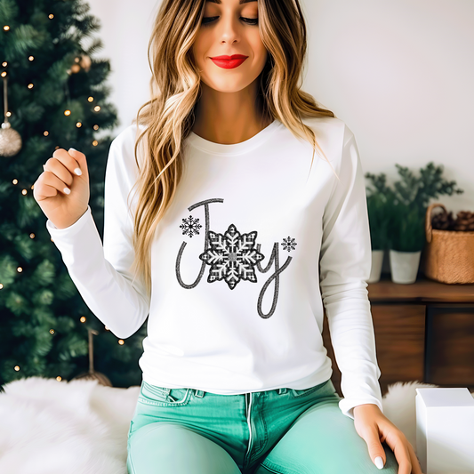 Snowflake Joy DTF Transfer