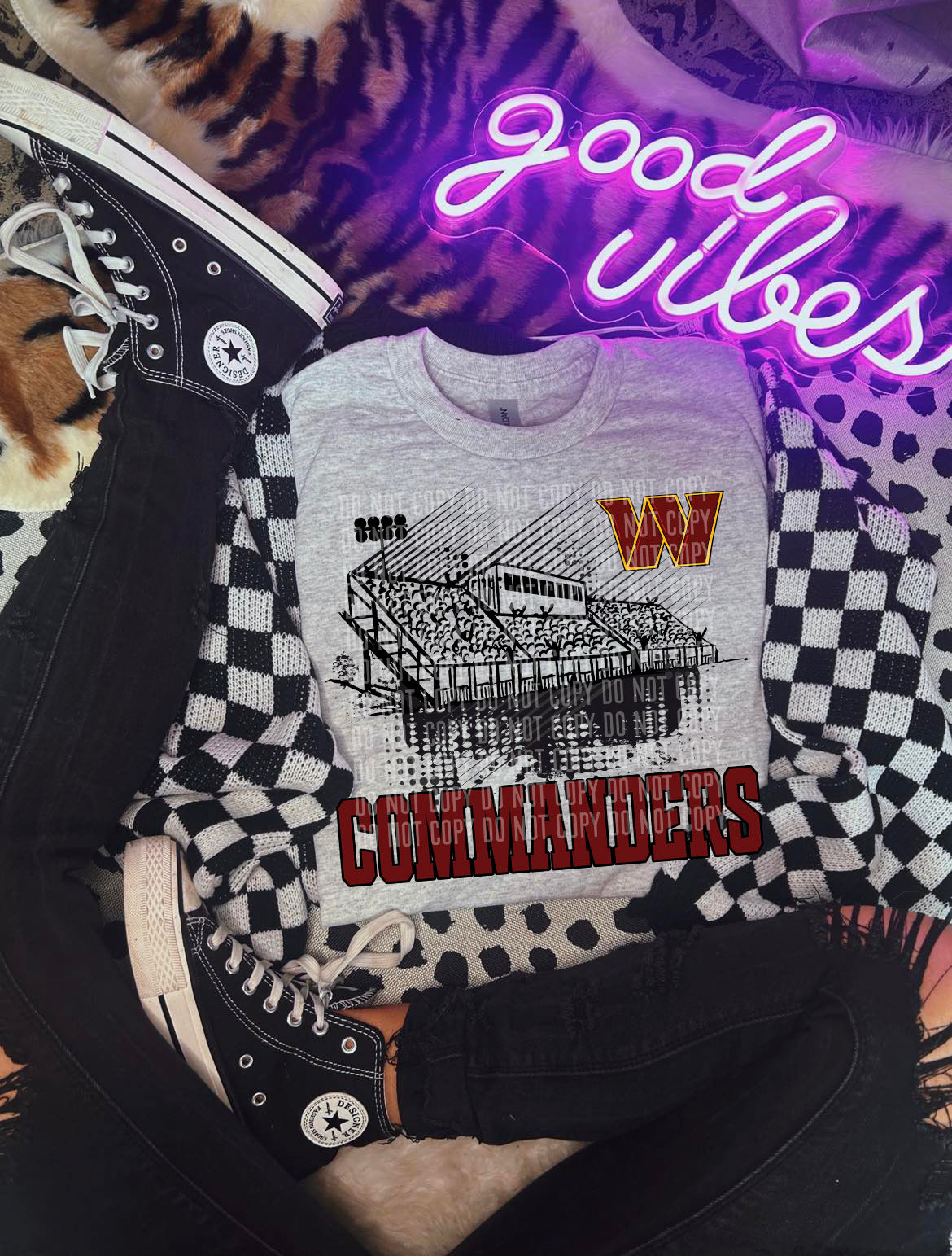 Commanders DTF Transfer