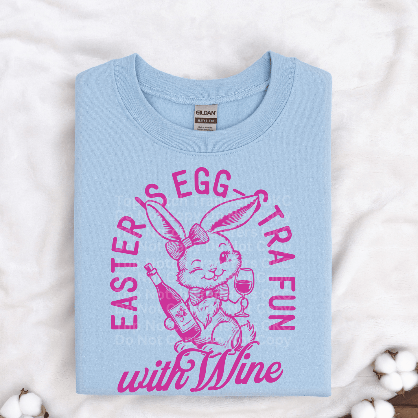 Easter is Egg-Stra Fun with Wine DTF Transfer