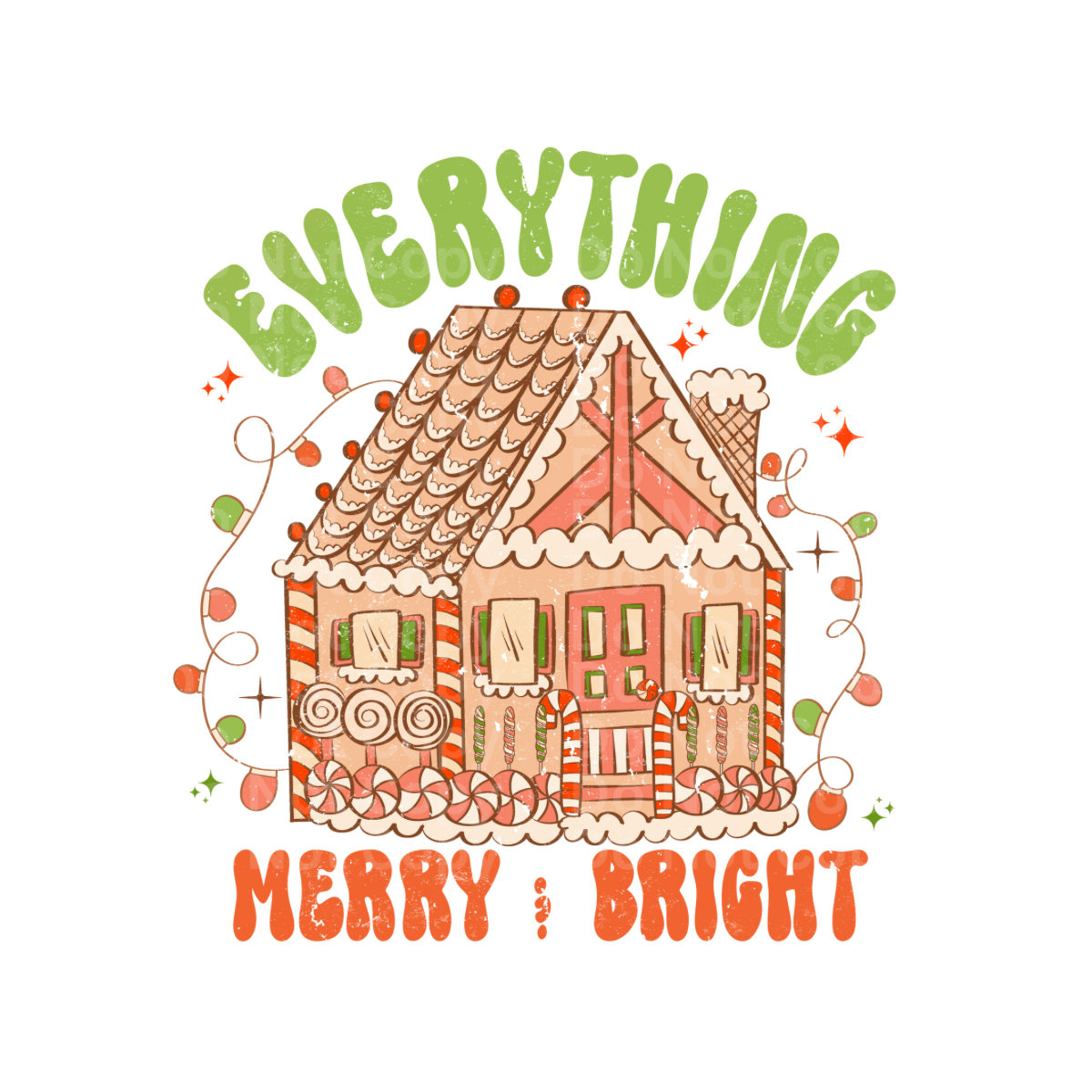Everything Merry & Bright DTF Transfer