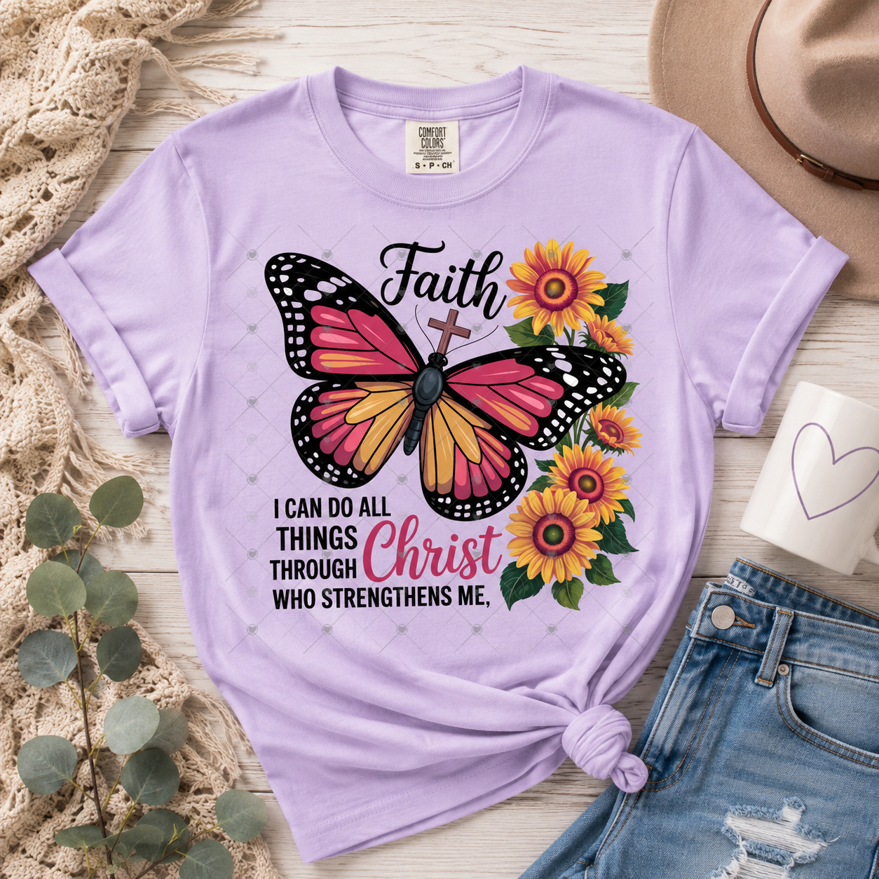 I Can Do All Things Through Christ DTF Transfer