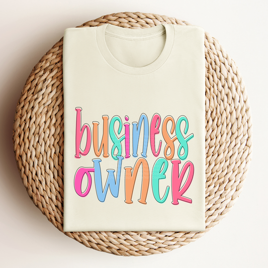 Business Owner - Colored Names/Occupations DTF Transfer