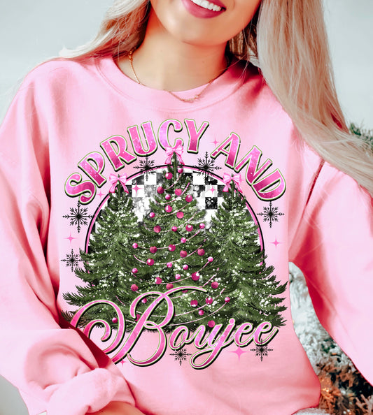 Spruce and Boujee DTF Transfer