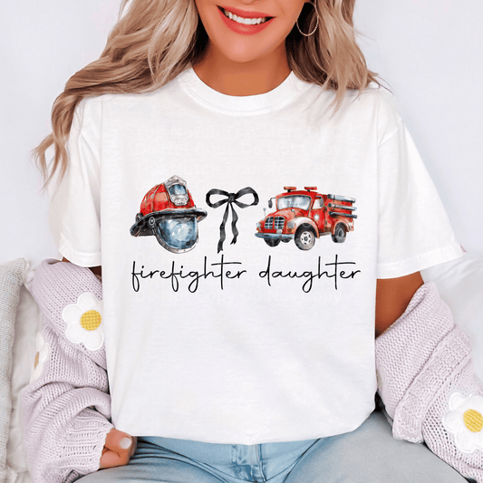 Fire Fighter Daughter DTF Transfer