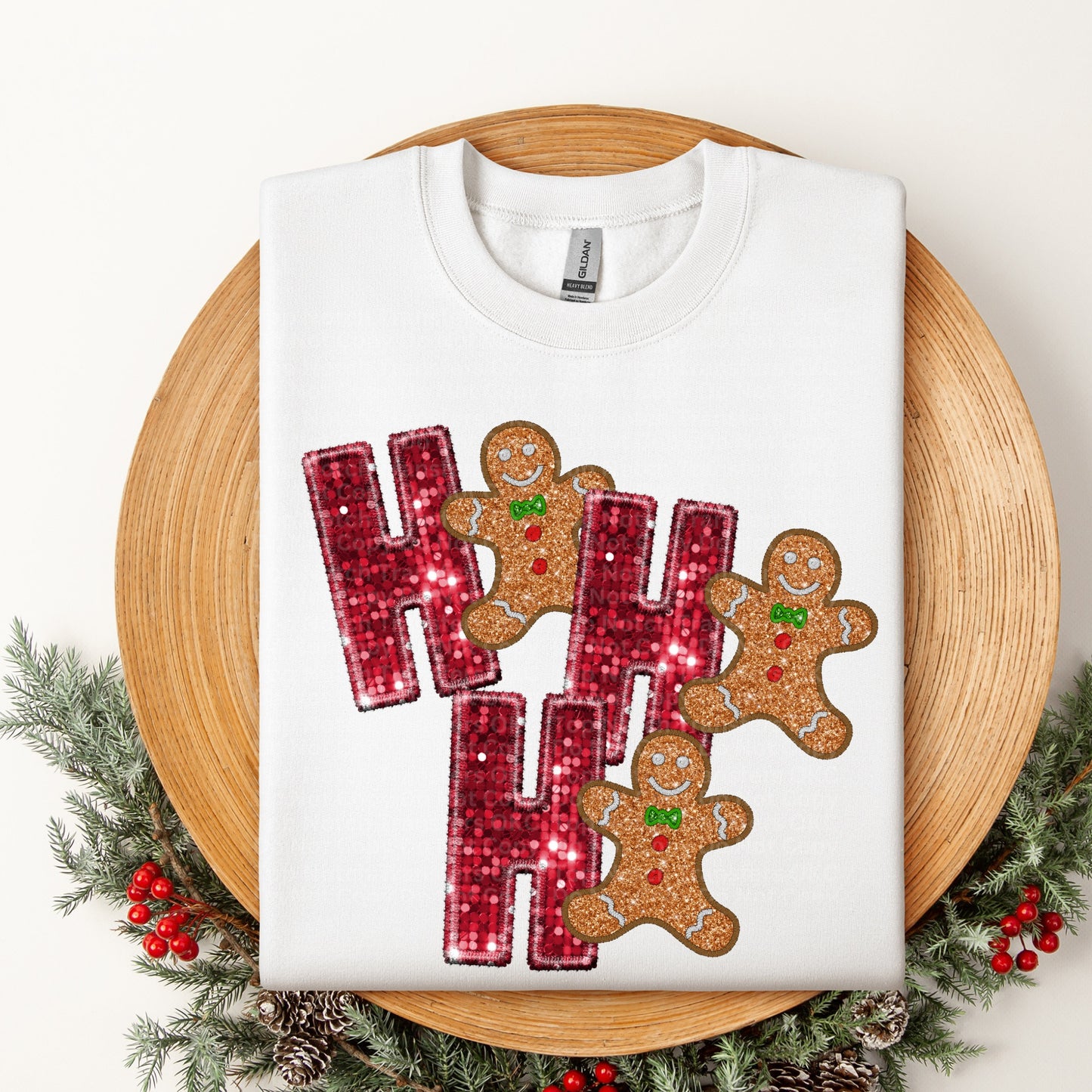 Ho Ho Ho Gingerbread DTF Transfer