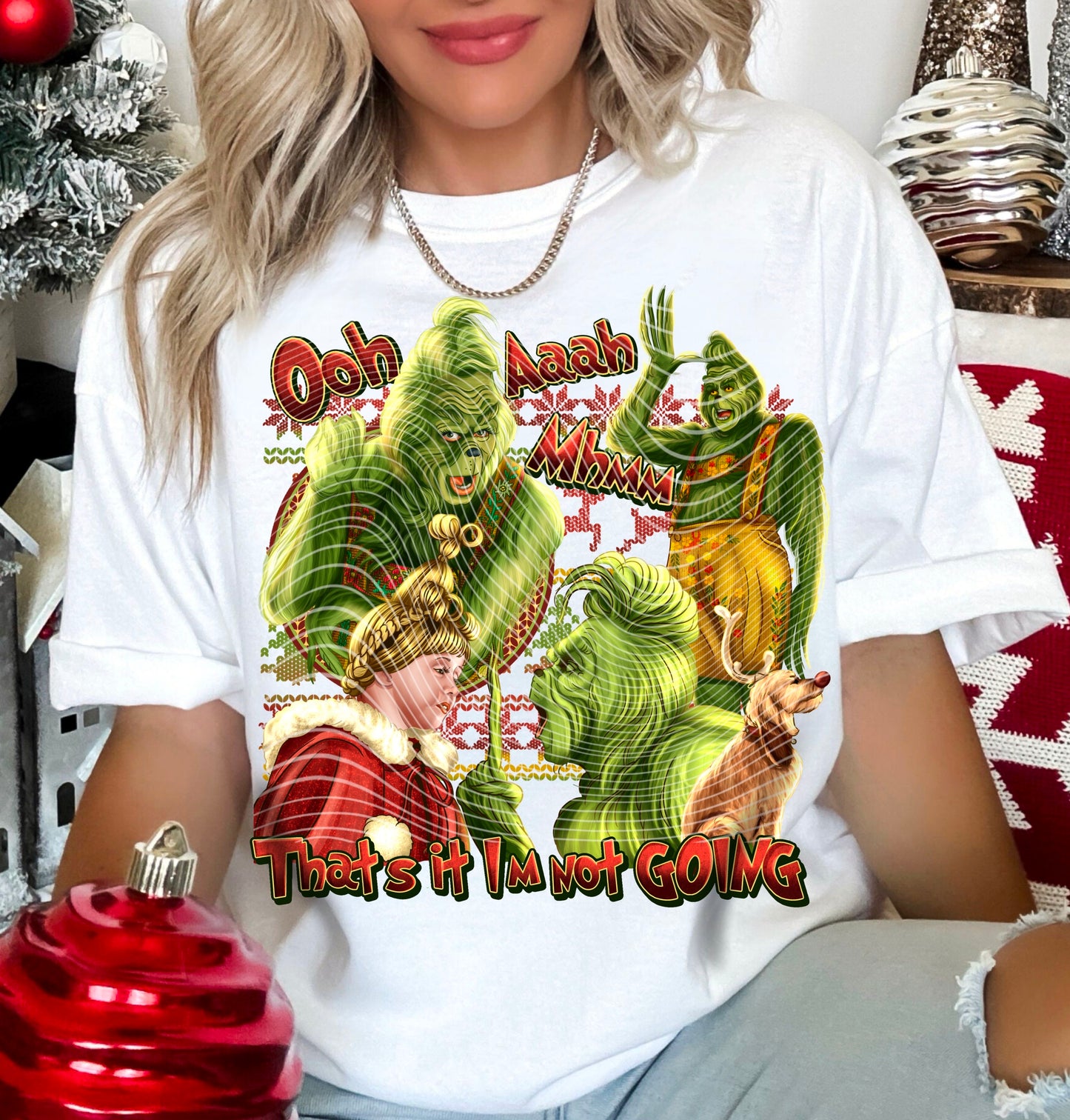 Not Going *Optional long sleeve design* DTF Transfer